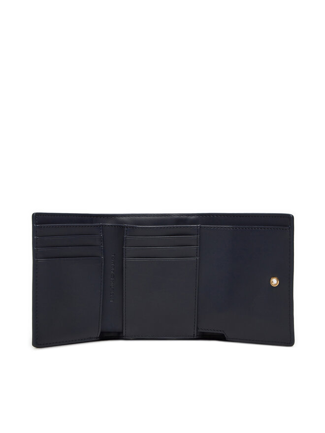 Tommy Hilfiger Mały Portfel Damski Tommy Hilfiger Her AW0AW17041 Granatowy