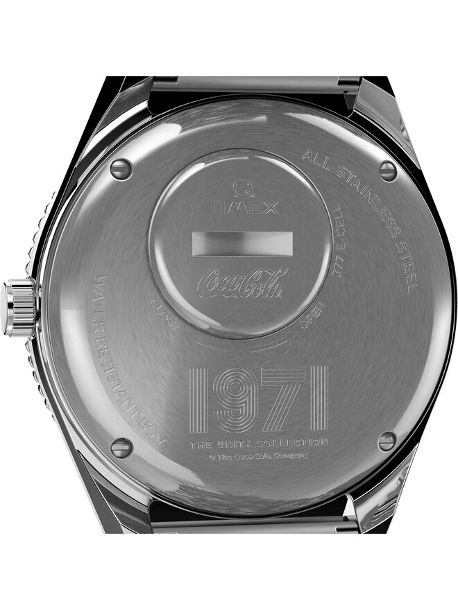Timex Годинник Timex Lab Archive 1971 Unity Collection TW2V25800 Срібний