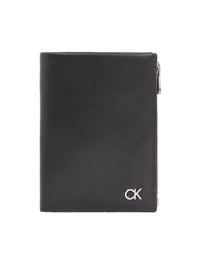 Calvin Klein Велике Чоловіче Портмоне Calvin Klein Metal Ck K50K511688 Чорний