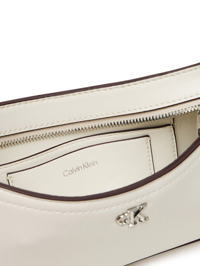 Calvin Klein Borsetta Calvin Klein Ck Small Shoulder Bag LV04F3170G Bianco