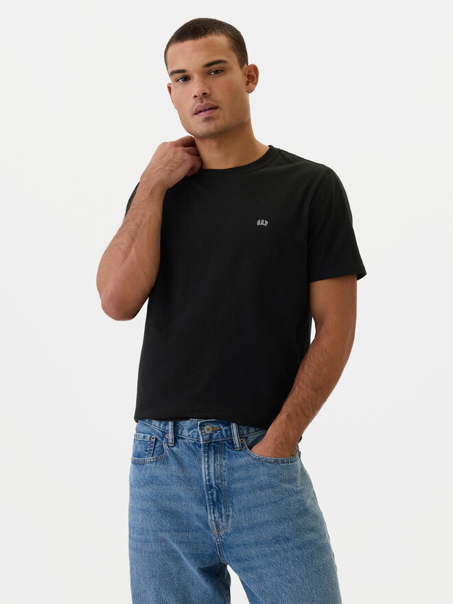 Gap Gap Marškinėliai 502022-02 Juoda Regular Fit