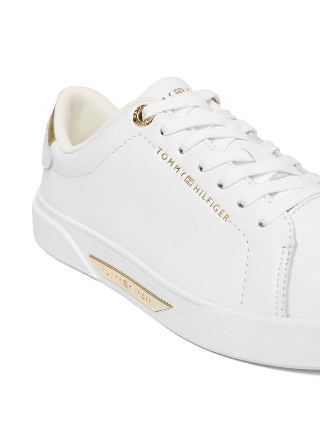 Tommy Hilfiger Sneakers Tommy Hilfiger Essential Chic Court Sneaker FW0FW09019 Weiß