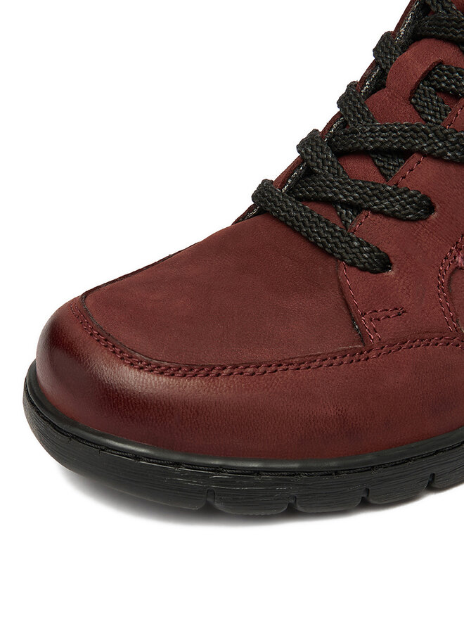 Go Soft Botines planos Go Soft CEO-WI23-GHANA-07 Guinda/burdeos