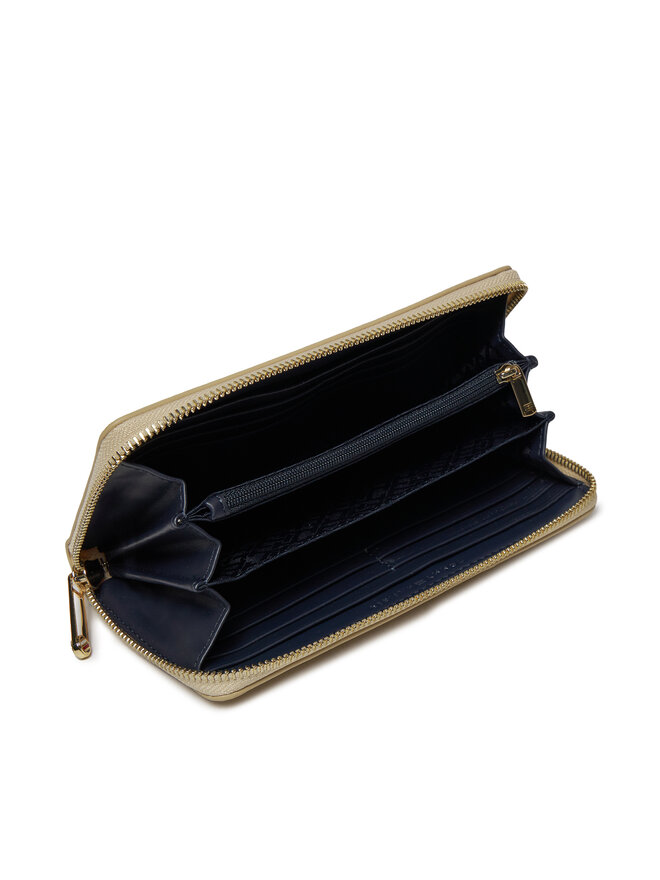 Tommy Hilfiger Didelė Moteriška Piniginė Tommy Hilfiger Th Essential Sc Large Za AW0AW16093 Balta