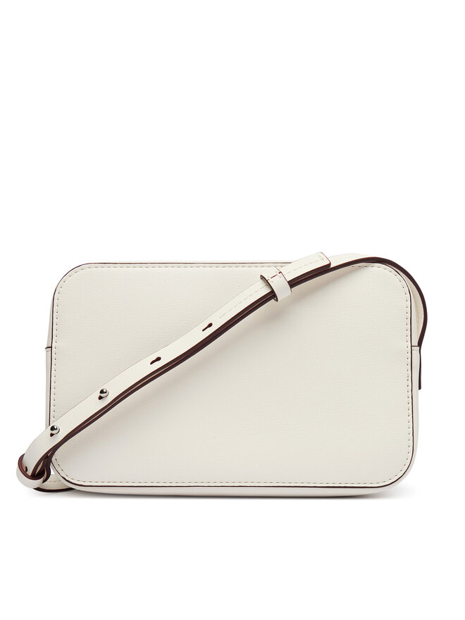 Calvin Klein Handtasche Calvin Klein Foil Logo Elongated Camera Bag LV04F3276G Weiß