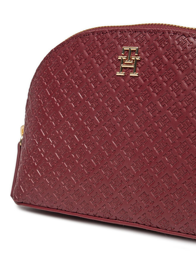 Tommy Hilfiger Kozmetični kovček Tommy Hilfiger AW0AW17339 Bordo rdeča
