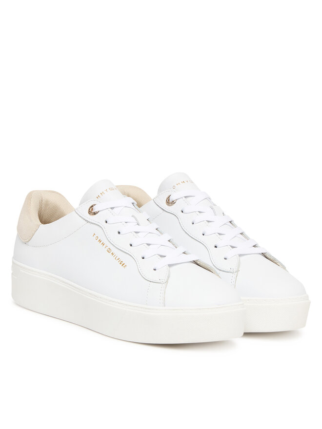 Tommy Hilfiger Sneakers Tommy Hilfiger Chic Platform Cupsole Sneaker FW0FW09021 Weiß
