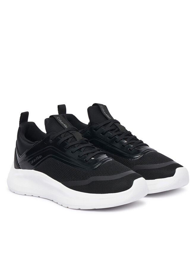 Calvin Klein Sneakers Calvin Klein Light Eva Run Laceup Sock Jelly HW0HW03434 Schwarz