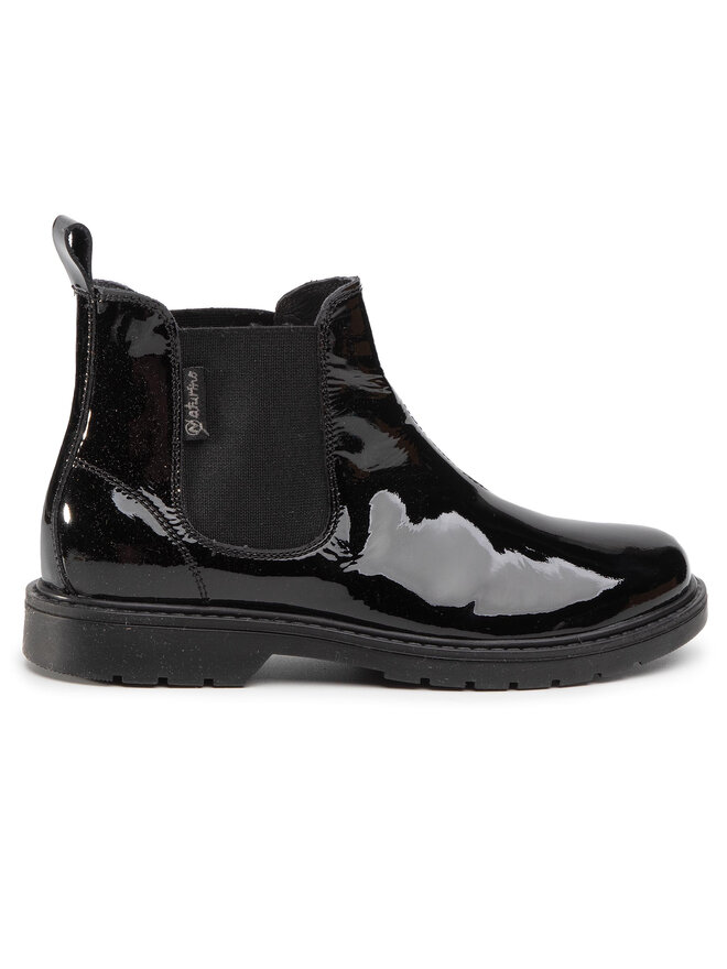 Naturino Kotníková obuv s elastickým prvkem Naturino Piccadilly 0012501566.03.0A01 D Černá
