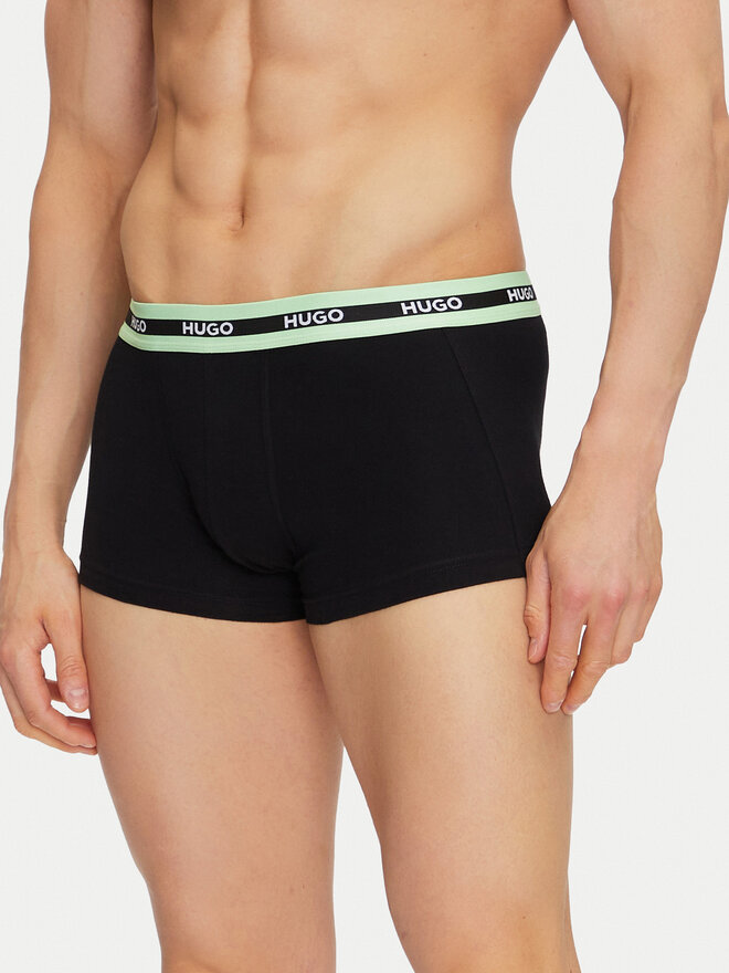 HUGO HUGO Набір з 3 пар боксерів 50492375 Чорний Regular Fit