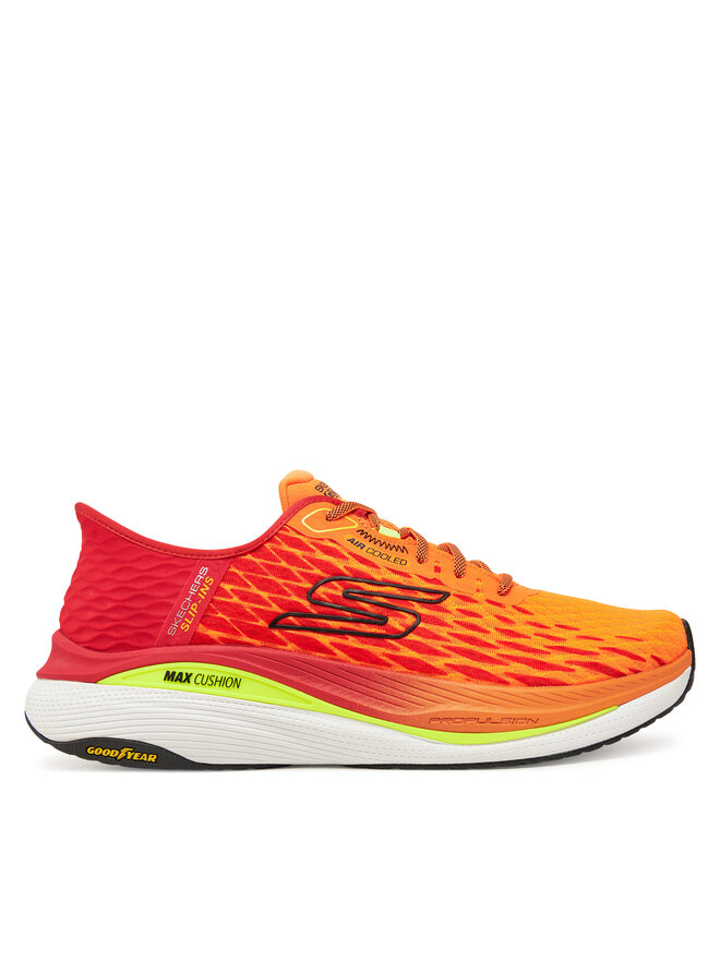 Skechers Buty do biegania Skechers Slip-Ins: Max Cushioning Propulsion - Vitality 220510/ORMT Pomarańczowy