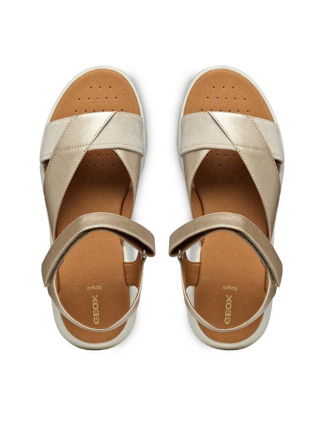 Geox Sandály Geox D Dandra 40 D55SCB 0AJ22 C2LH6 Zlatá