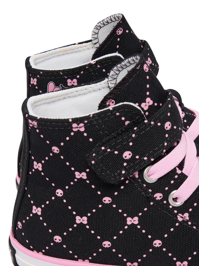 Converse Sneakers aus Stoff Converse Chuck Taylor All Star Hi X My Melody Kuromi A21839C Schwarz