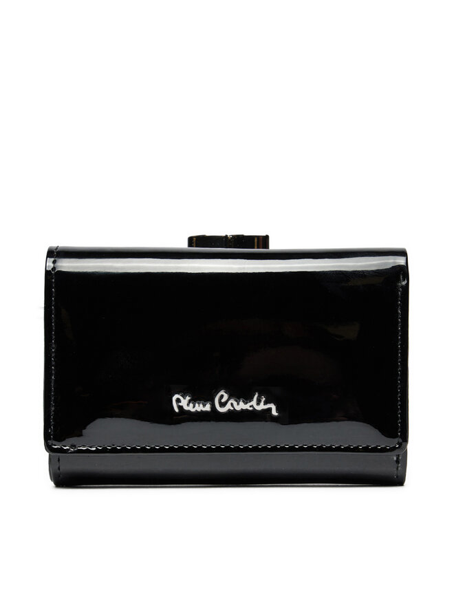 Pierre Cardin Mały Portfel Damski Pierre Cardin 07 SHINY 117 Czarny