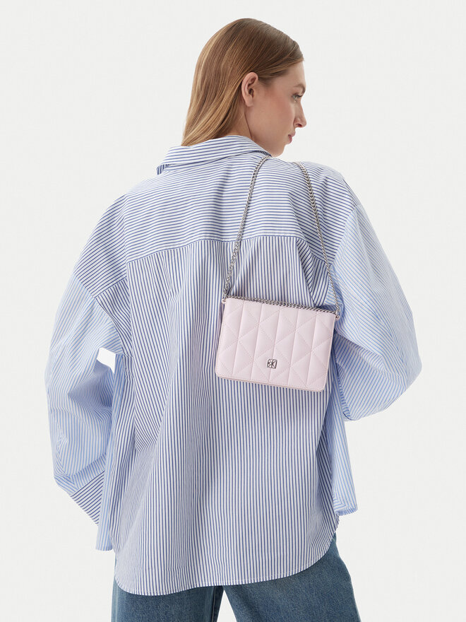 Calvin Klein Handtasche Calvin Klein Quilted Mini Chain Bag LV04F3321G Rosa