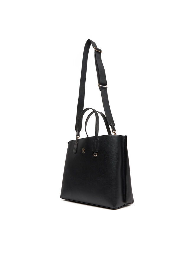 Tommy Hilfiger Τσάντα Tommy Hilfiger Th Distinct Satchel AW0AW17463 Μαύρο