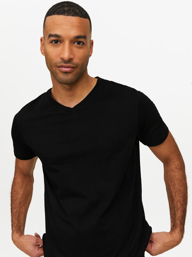 Jack&Jones Jack&Jones T-Shirt Basic 12156102 Μαύρο Standard Fit