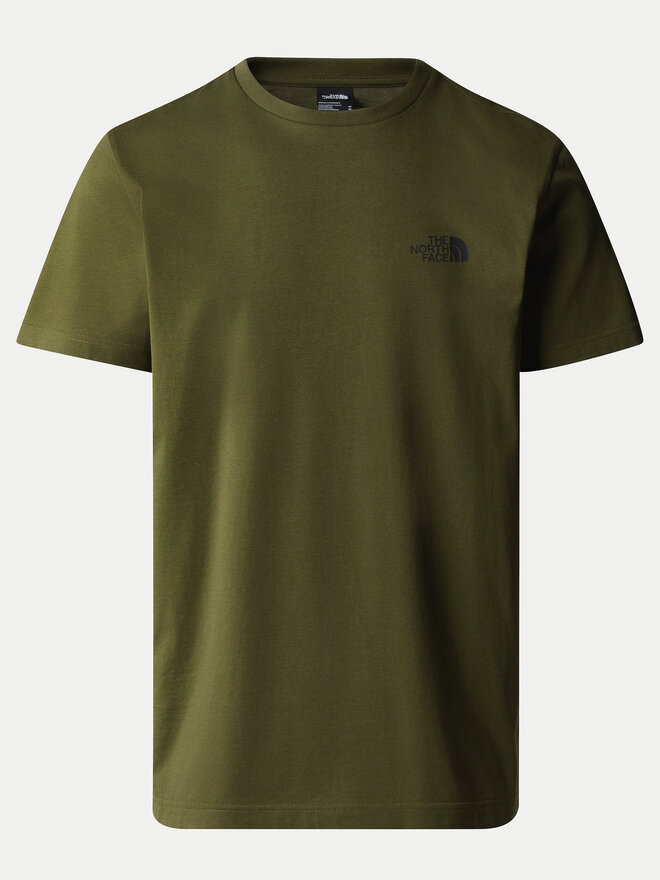 The North Face The North Face Marškinėliai Simple Dome NF0A87NG Žalia Regular Fit