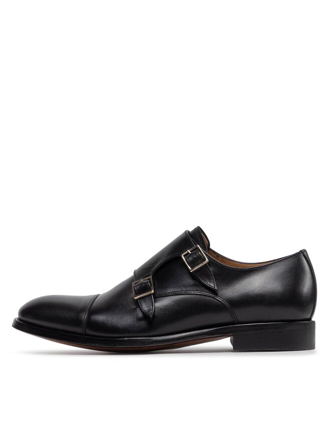 Lord Premium Półbuty Lord Premium Double Monks 5502 Czarny