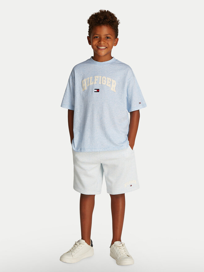 Tommy Hilfiger Tommy Hilfiger T-shirt Varsity KB0KB09533 D Svijetloplava Regular Fit