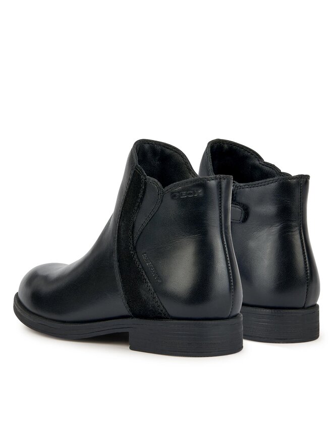 Geox Боти Geox J Agata Girl Wpf J36HZA 04377 C9999 S Черен