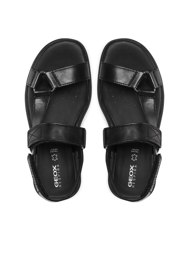 Geox Sandały Geox D Spherica Ec5w A D25ADA 00043 C9999 Czarny