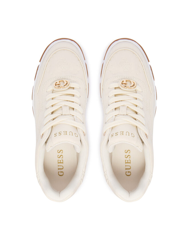 Guess Sneakers Guess FLFBRT PEL12 Écru