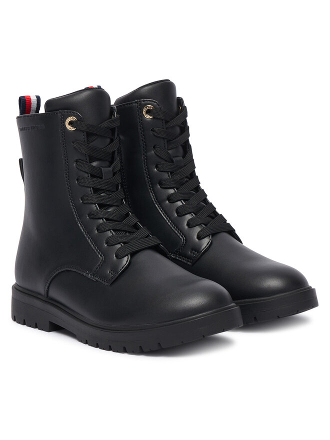 Tommy Hilfiger Schnürschuhe Tommy Hilfiger T3A5-35157-1355 Schwarz