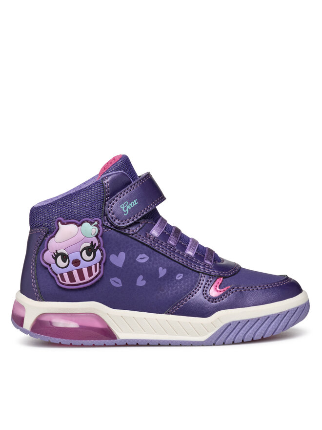 Geox Сникърси Geox J Inek Girl J36ASC 0CENF C8371 M Виолетов