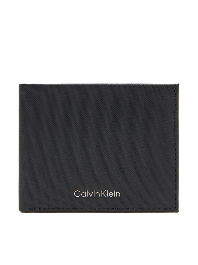 Calvin Klein Pánska peňaženka Calvin Klein Ck Must Billfold LV04D1042G Čierna