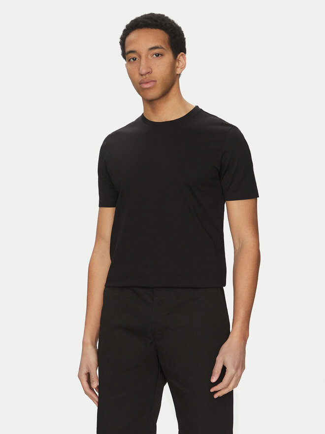 HUGO HUGO T-Shirt Dimerstee 50542969 Μαύρο Slim Fit