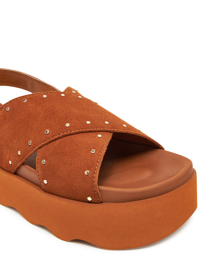 Scholl Σανδάλια Scholl F32304 Καφέ