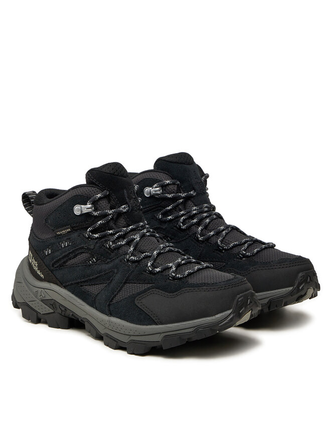 Jack Wolfskin Trekingová obuv Jack Wolfskin Vojo Tour Texapore Mid W A62071 Sivá
