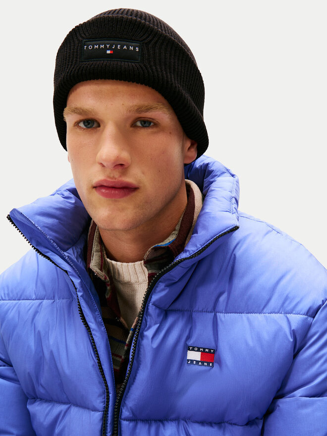 Tommy Jeans Шапкa Tommy Jeans Tjm Linear Beanie AM0AM13666 Чорний