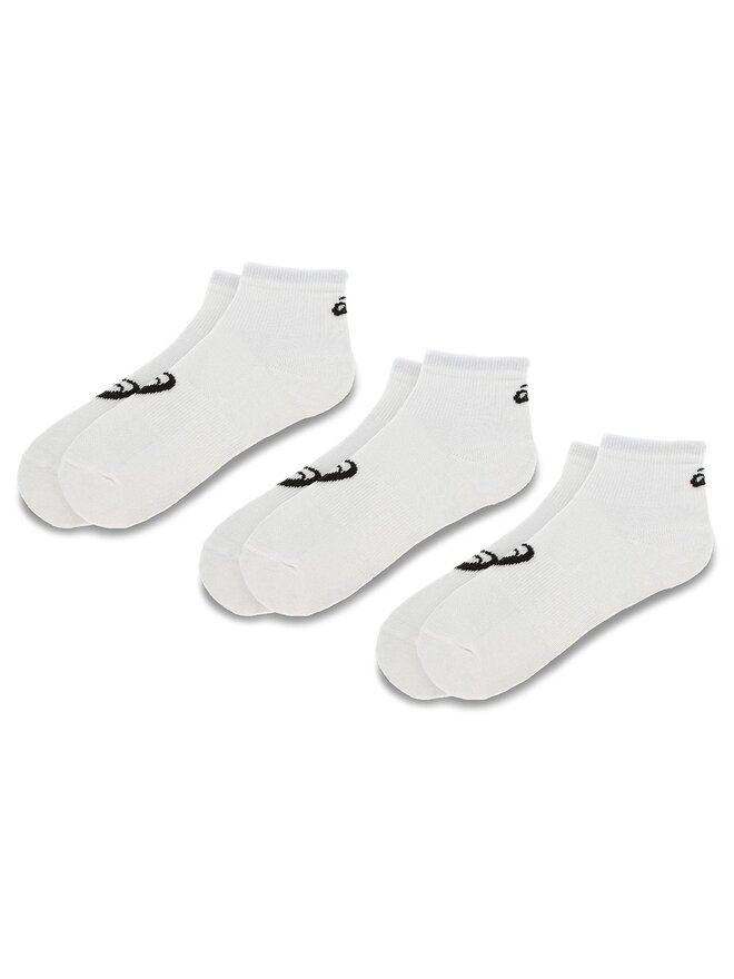 Asics Set di 3 paia di calzini corti unisex Asics 3PPK Quarter Sock 155205 Bianco