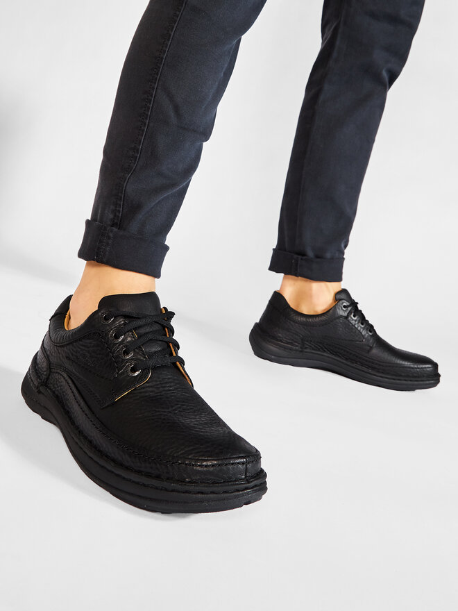 Туфлі Clarks Nature Three 203390087 Чорний | evzuttya.com.ua