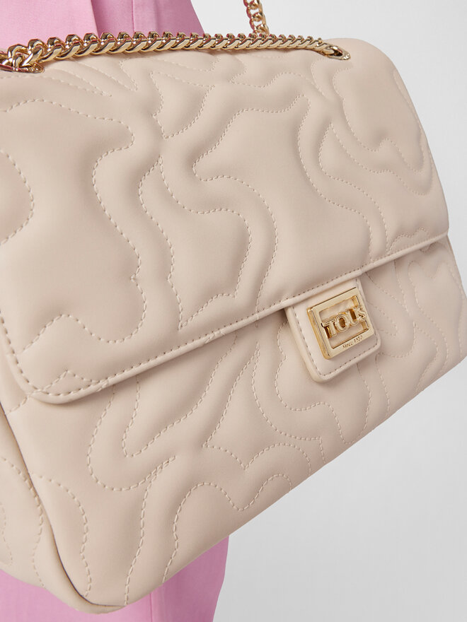 TOUS Handtasche TOUS Bandolera Solapa M. K Dream 2001576943 Écru