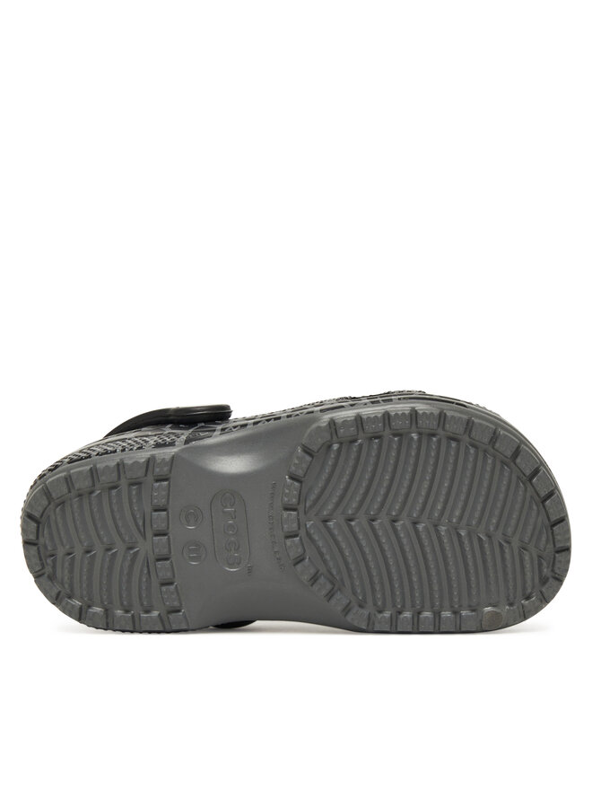 Crocs Papucs Crocs Kids Tire Print Classic Clog 211261 Szürke