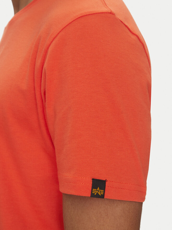 Alpha Industries Alpha Industries Camiseta Basic 118533 Naranja Regular Fit