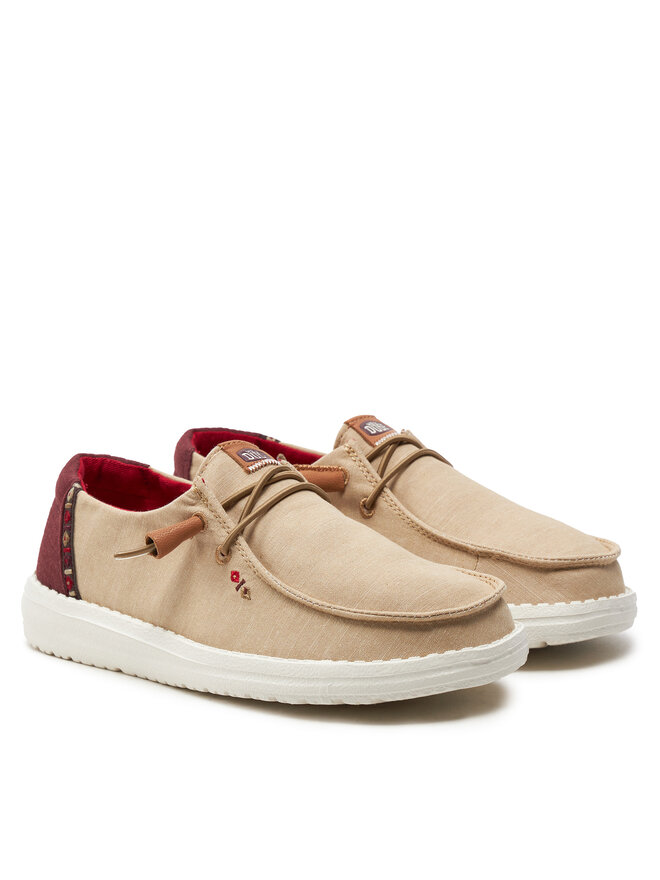 Hey Dude Halbschuhe Hey Dude Wendy Chambray Boho 40729-255 Beige