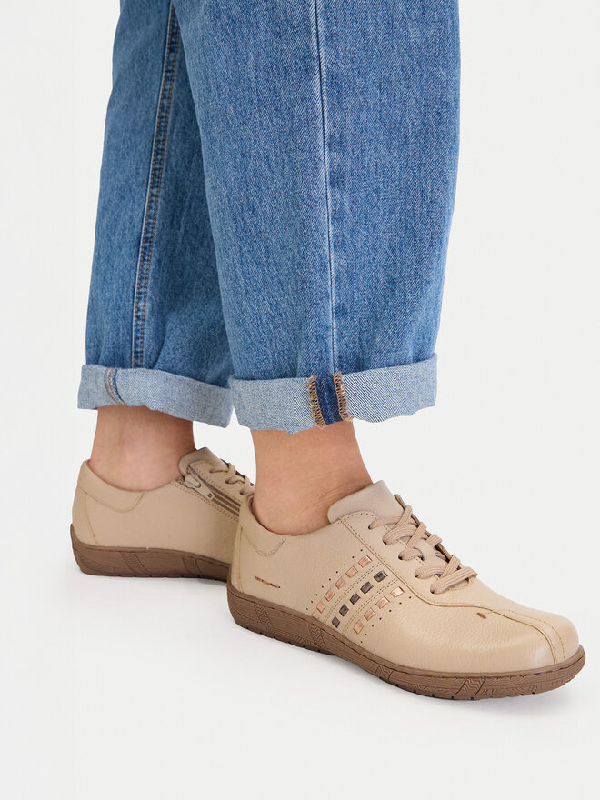 Go Soft Sneakers Go Soft CEO-WI23-COMFORT-04 Beige