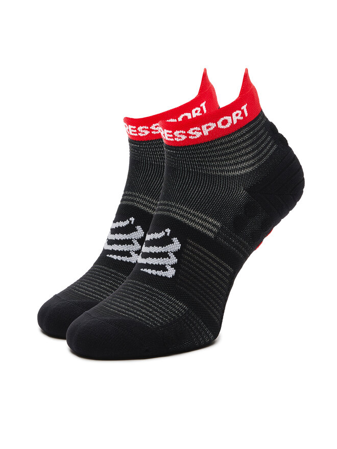 Compressport Skarpety Niskie Unisex Compressport Pro Racing Socks V4.0 Run Low XU00047B Czarny