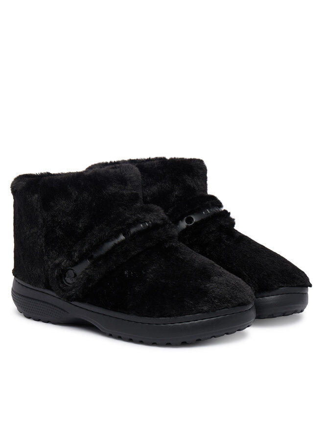 Crocs Hausschuhe Crocs Classic Unfurgettable Boot 211743 Schwarz