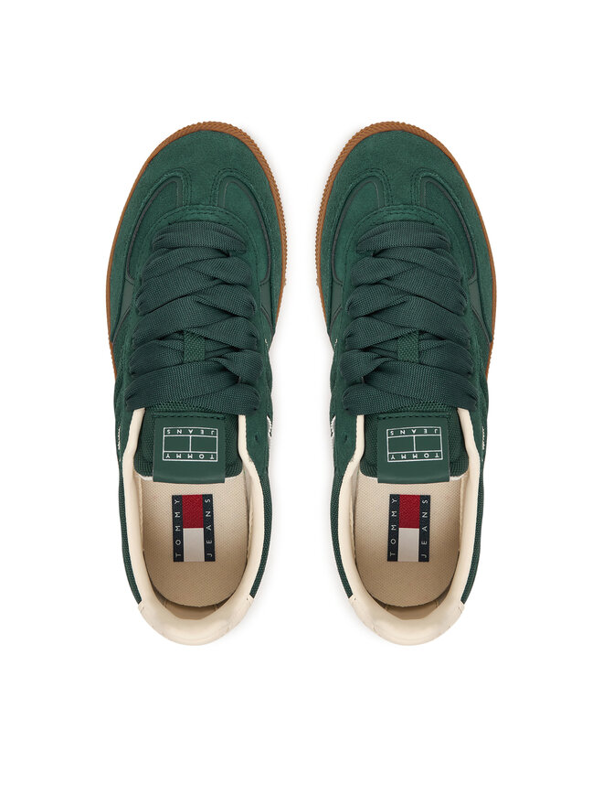 Tommy Jeans Sneakers Tommy Jeans The Greenwich Edge Suede EN0EN02924 Grün