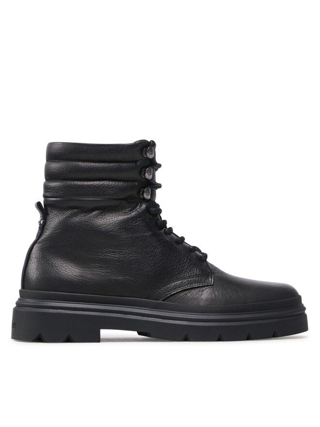 Calvin Klein Ορειβατικά παπούτσια Calvin Klein Combat Boot Pb Lh HM0HM00667 Μαύρο