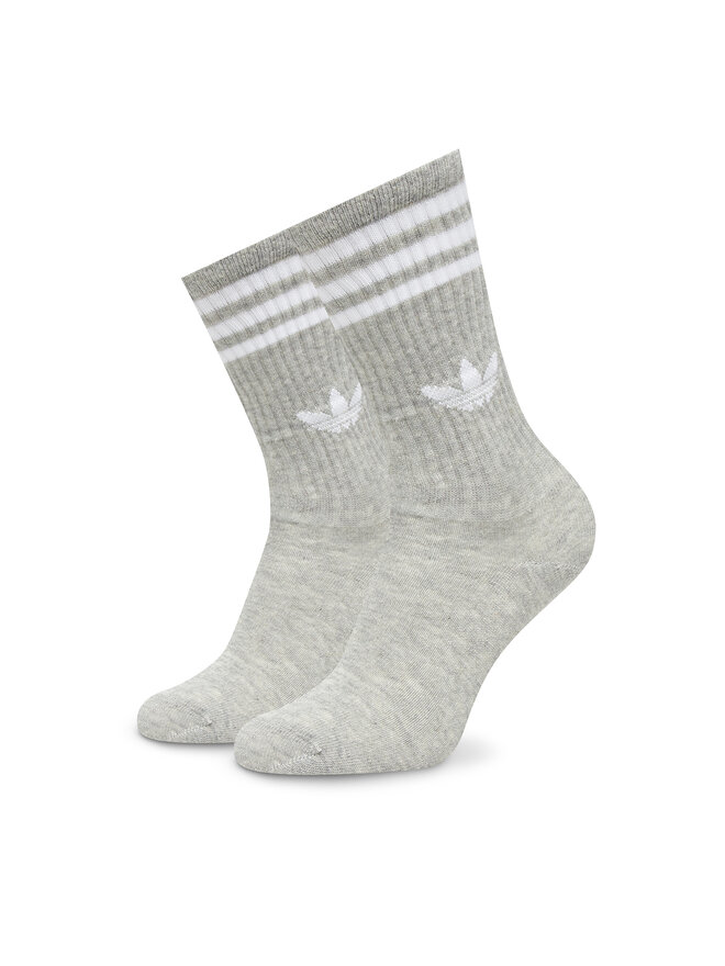 adidas 3 pares de calcetines altos unisex adidas 3-Stripes High JV7418 De color