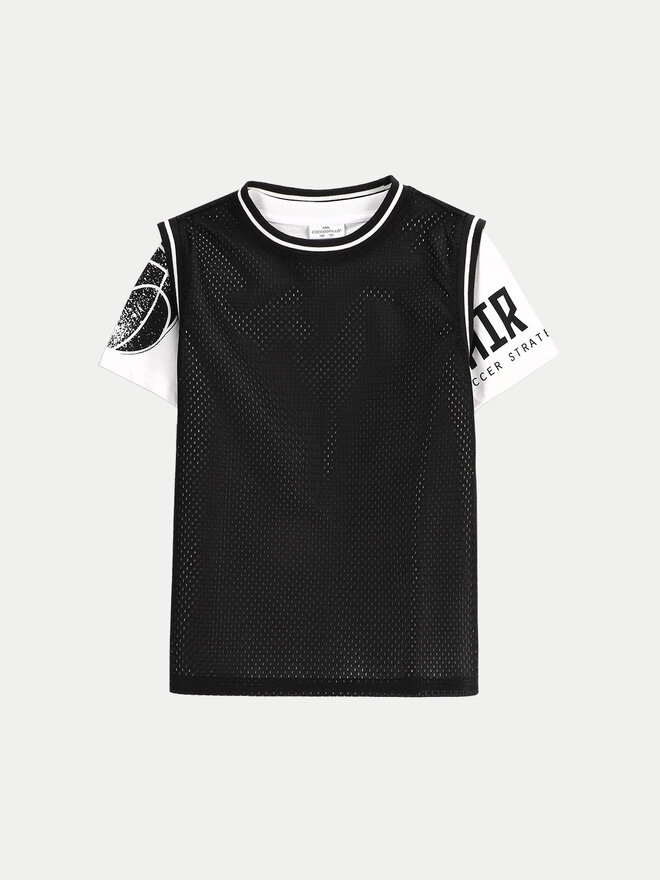 Coccodrillo Coccodrillo Camiseta WC5143205MBJ Negro Regular Fit