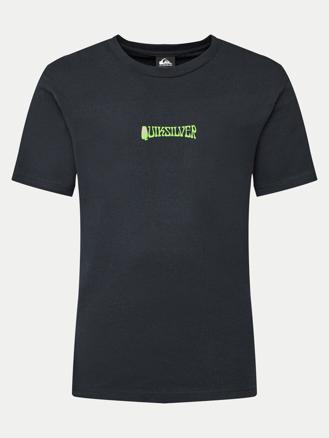 Quiksilver Quiksilver Marškinėliai Island Sunrise Moe AQYZT09543 Juoda Regular Fit
