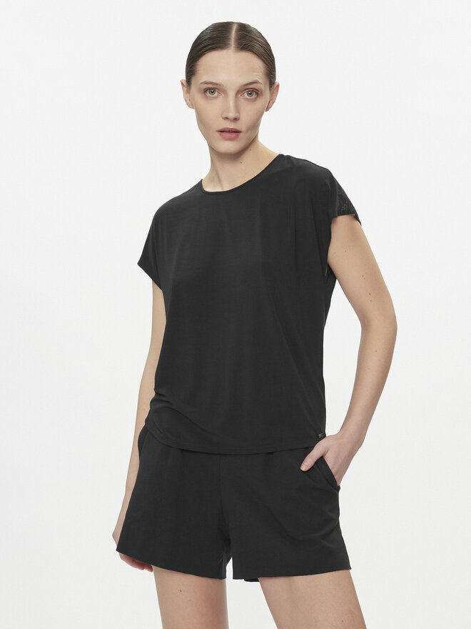 Calvin Klein Underwear Calvin Klein Underwear Pyjama-T-Shirt 000QS7157E Schwarz Relaxed Fit
