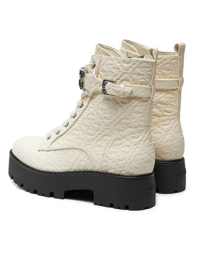 Guess Botki Guess Vaires FLTSOM FAL10 Biały
